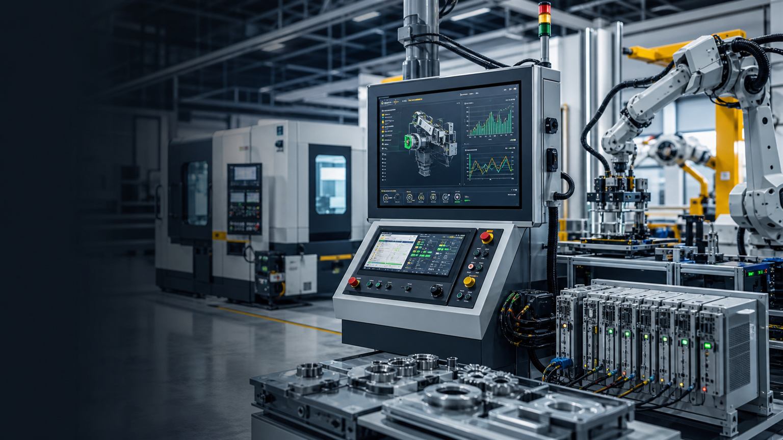 Industrial automation control systems and smart manufacturing equipment